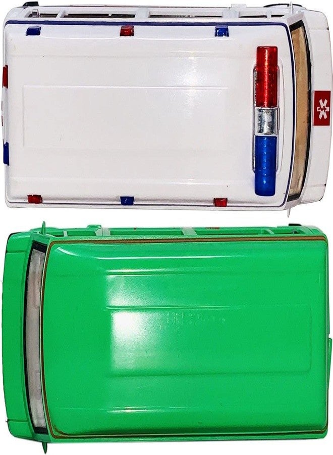 SARASI Ambulance & Travel India Combo, Pull Back Action Toys [Pack of: 2,Multicolor] - Image 2